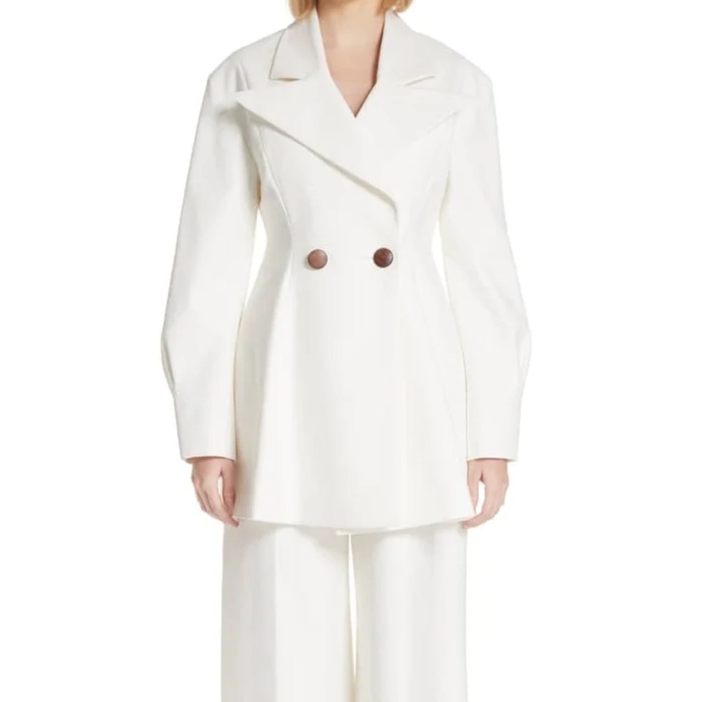 Rejina Pyo White Cotton Blazer Dress size 2